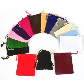 Velvet Cloth Drawstring Bags