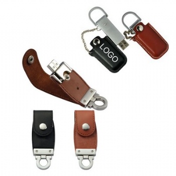 8GB USB Leather