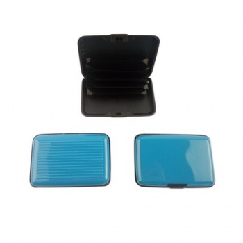 RFID Light Blue Card Case