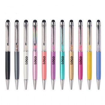 Crystal Ballpoint Pen With Touch Screen