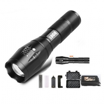 Tactical Flashlight with Rechargeable Battery