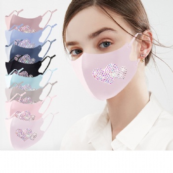 Women's Rhinestone Fashionable Face Mask