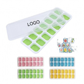 Flexible 14-Ice Cube Trays with Lid