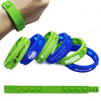 Stress Reliever Push Pop Bubble Bracelet