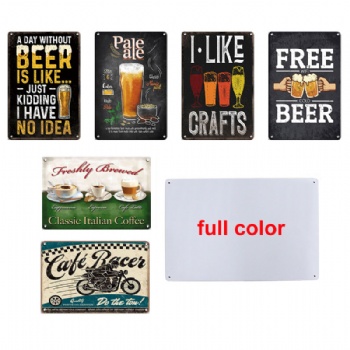 Retro Vintage Metal Tin Sign For Art Decoration 7.9x11.8inch/20x30cm