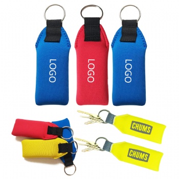 Durable Neoprene Keychain for Beach and Pool