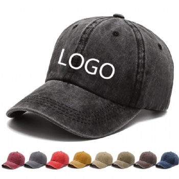 Soft Washed Cotton Plain Baseball Cap
