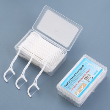Dental Floss Picks with Storage Box