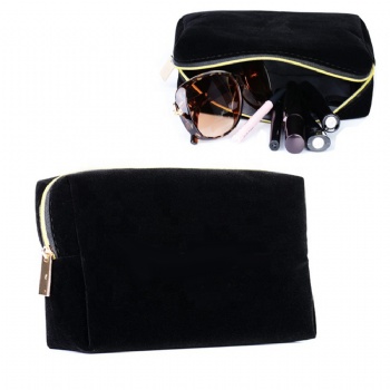 Velvet cosmetic bag